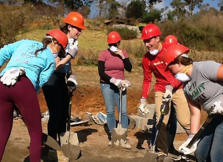 Students at Work in Lesotho